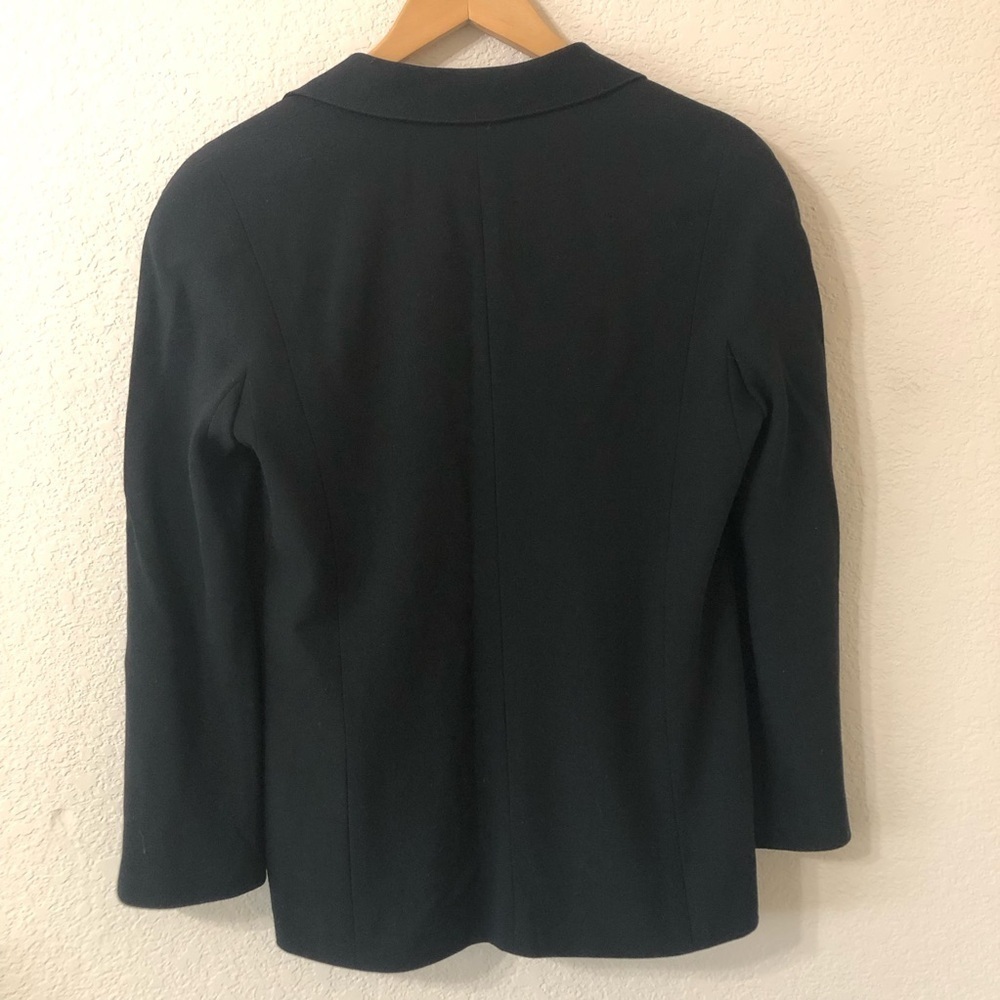 CHANEL Authenticated Womens Wool Silk Black Designer Blazer - Size 40 - Picture 8 of 11